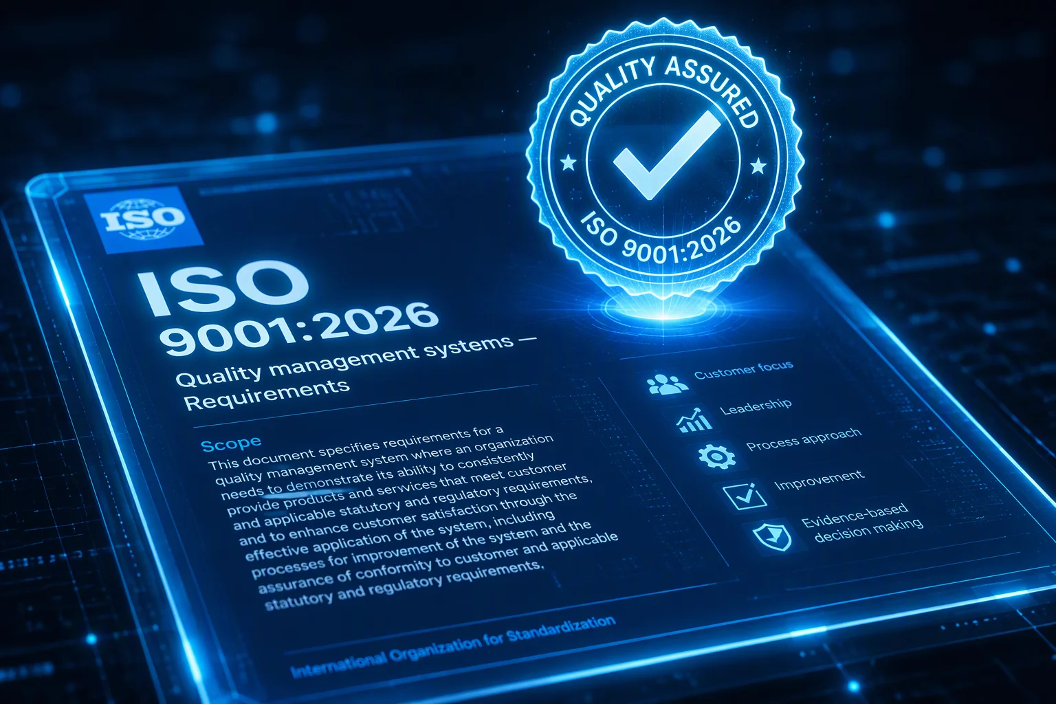 Official Release of the ISO 9001:2026 Quality Management Standard